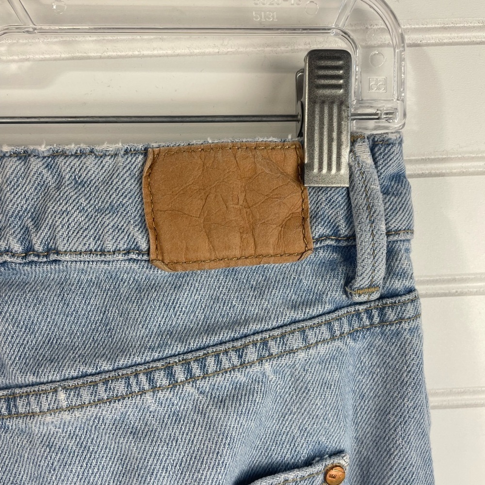 Zara Light Wash Casual Frayed Hem Jeans Size 2 Women’s EUC - Picture 8 of 10
